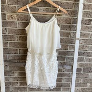 American Eagle outfitters size 2 tank dress w lace skirt